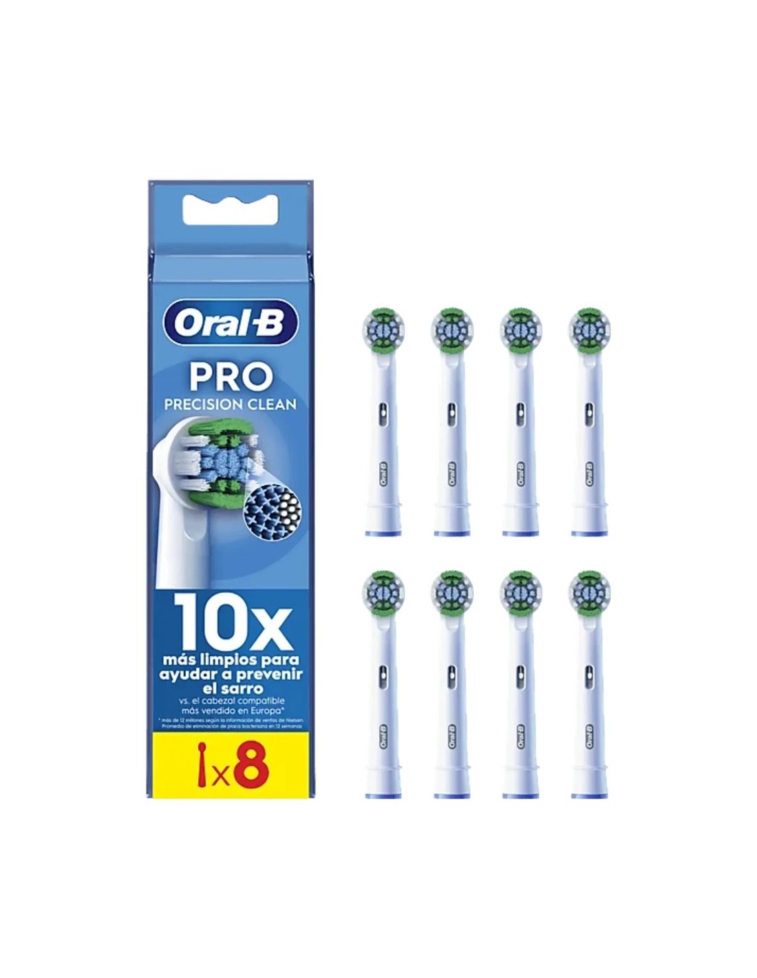 Cabezales de recambio Oral-B Precision Clean Pack 10 CleanMaximiser