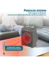 Calefactor termoventilador Grunkel WB-2000PLUSNG, 2000W, termostato re