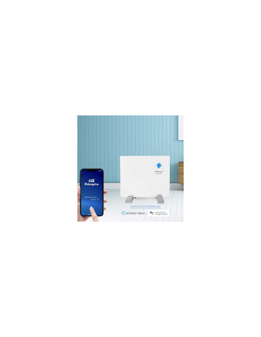 Panel calefactor radiante Orbegozo REW 500, 500W, WiFi en Logroño