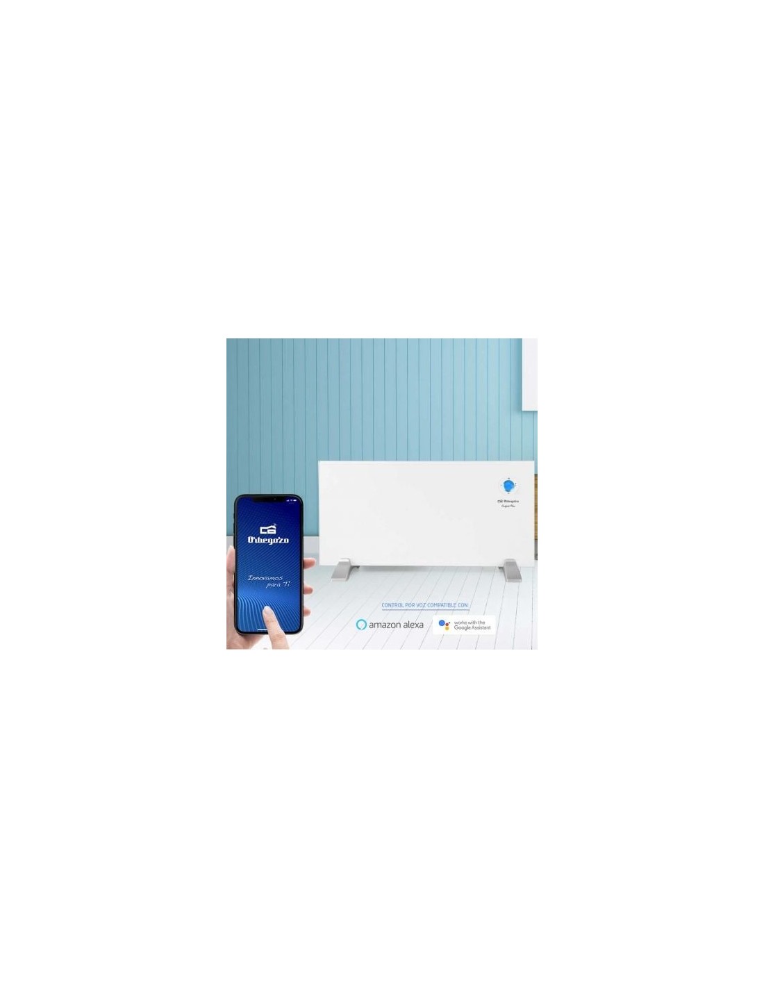Panel calefactor radiante Orbegozo REW 1500, 1500W, WiFi en Logroño