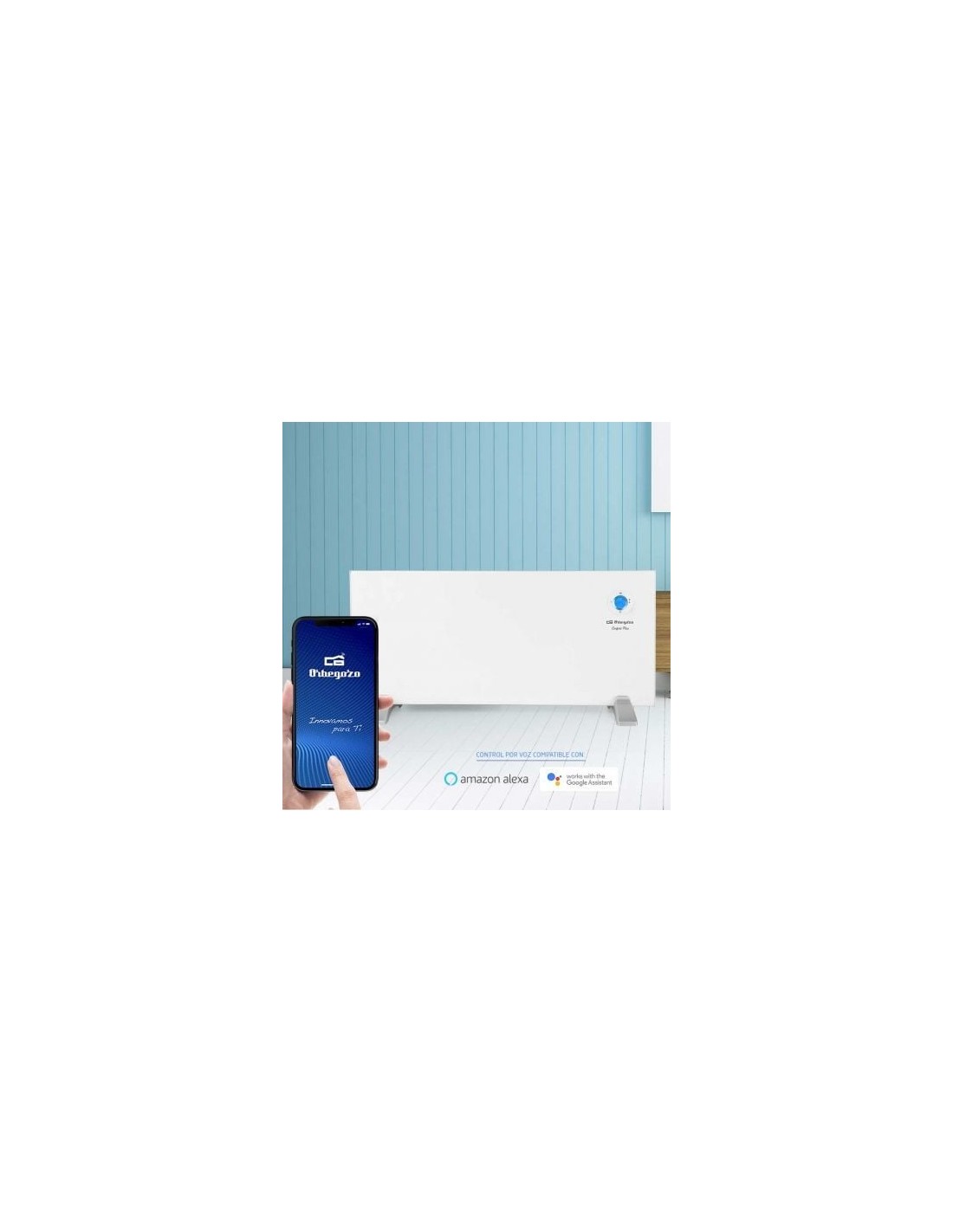 Panel calefactor radiante Orbegozo REW 2000, 2000W, WiFi en Logroño