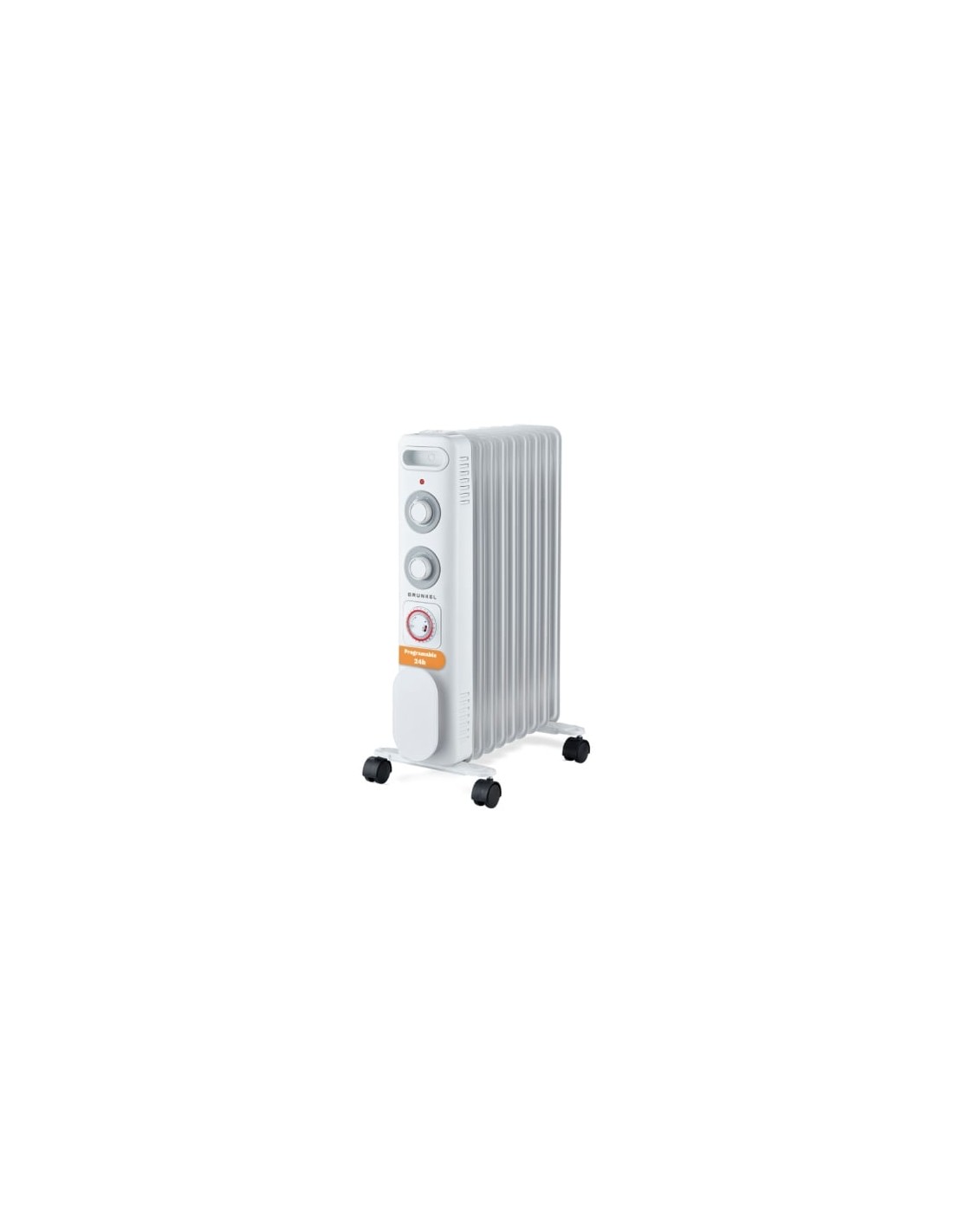 Radiador de aceite Grunkel RD-2500S, 3 potencias, 2500W, 11 elementos 