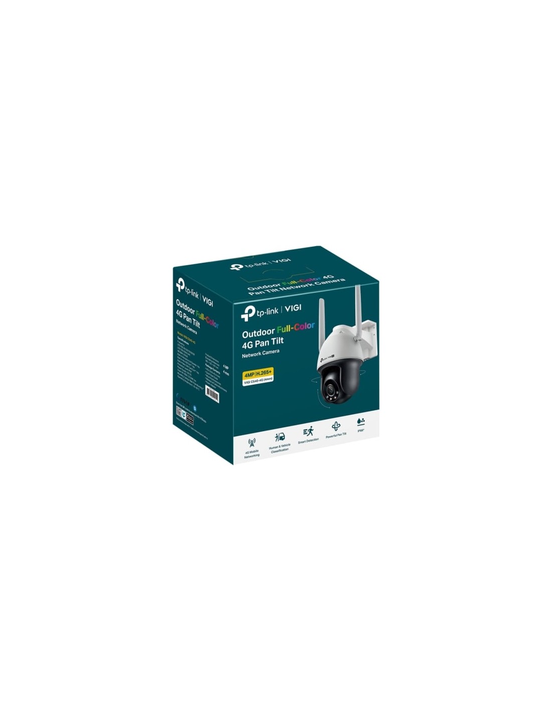 Cámara de Videovigilancia TP-Link VIGI C540-4G 4mm, 94º, visión noctur