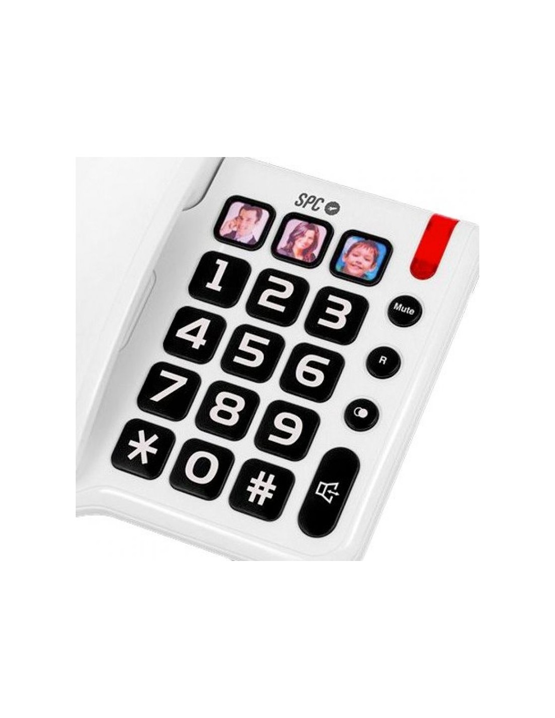 Teléfono SPC Comfort Numbers 3294 Blanco