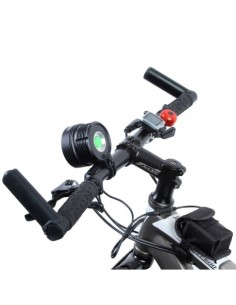 Foco Frontal Para Bici 6000 Lux 3 X T6 LED (P08) 2