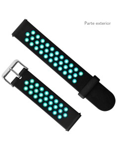 Recambio correa 20mm Xiaomi Amazfit GTS  Bip  Bip Lite  Bip S  GTR 42mm  Realme Watch  Ticwatch  Huawei  Samsung Silicona 2