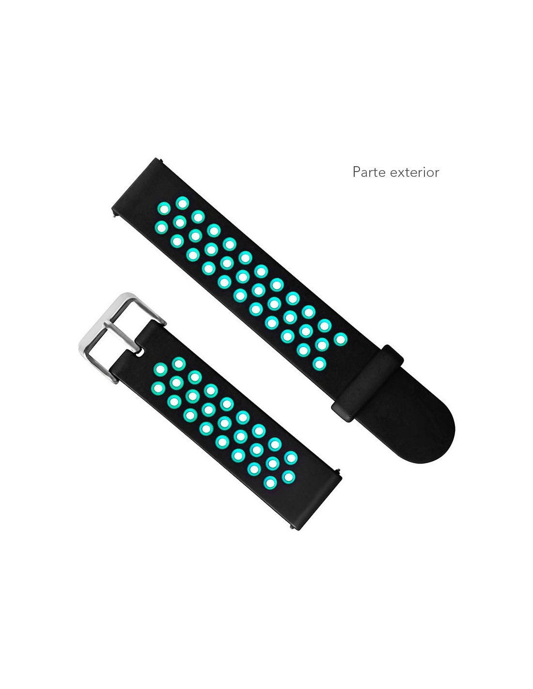 Recambio correa 20mm Xiaomi Amazfit GTS  Bip  Bip Lite  Bip S  GTR 42mm  Realme Watch  Ticwatch  Huawei  Samsung Silicona