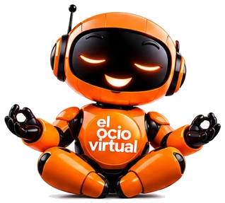 Robot de El Ocio Virtual meditando