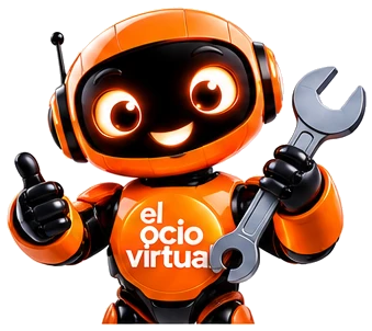 Robot de El Ocio Virtual con llave inglesa