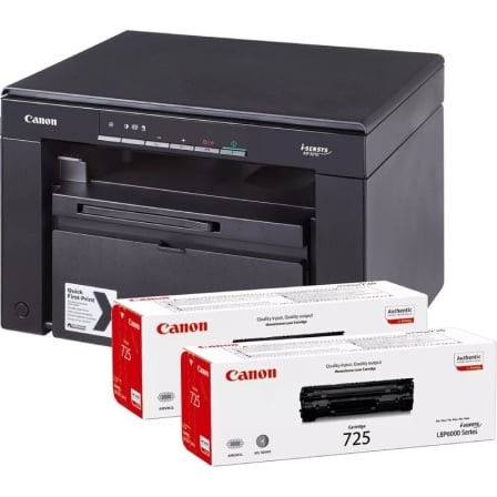 Multifunción Láser Monocromo Canon I-SENSYS MF3010 Negra