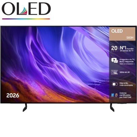 Televisor Samsung OLED S83H TQ55S83HAE 55 pulgadas Ultra HD 4K Smart TV WiFi