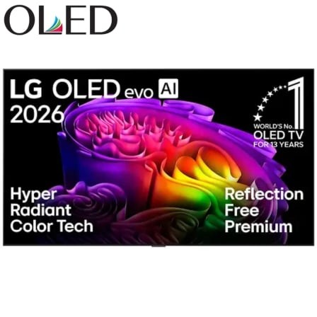 Televisor LG OLED Evo AI G6 OLED55G68LW 55 pulgadas Ultra HD 4K Smart TV WiFi