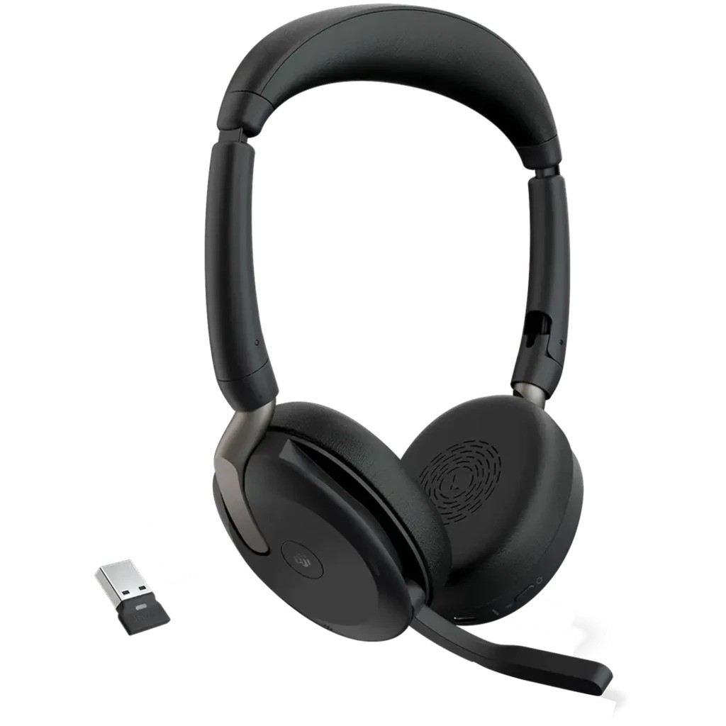 Jabra Evolve2 65 Flex UC Stereo USB-A con base de carga