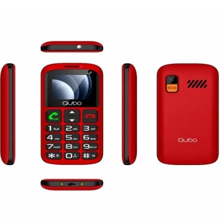 Teléfono Móvil Qubo P-186 4G para Personas Mayores