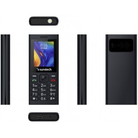 Teléfono Móvil Sunstech CEL5 Negro