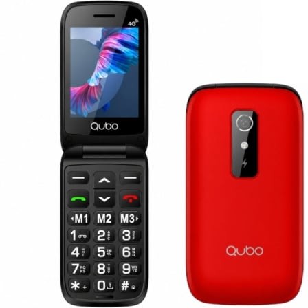Teléfono Móvil Qubo P-220 4G para Personas Mayores