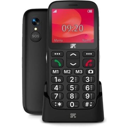 Teléfono Móvil SPC Polaris Pure para Personas Mayores 4G Negro