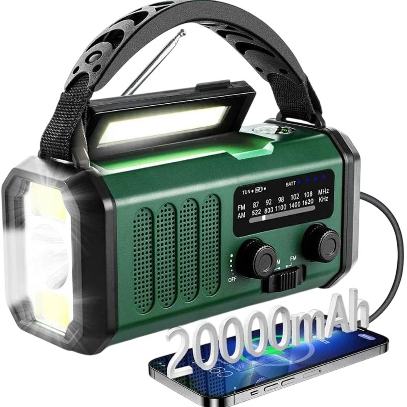 Radio de emergencia portátil
