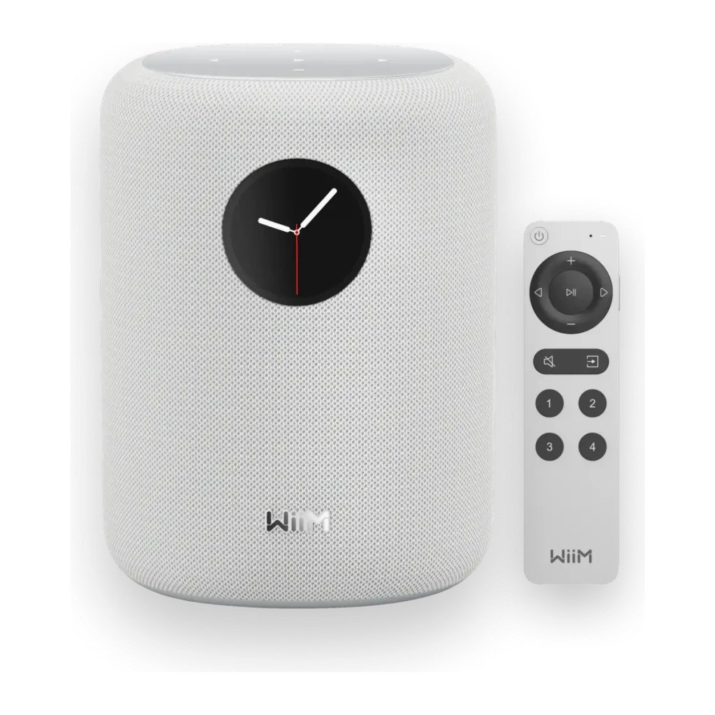 Altavoz inteligente WiiM Sound con pantalla táctil compatible con Alexa