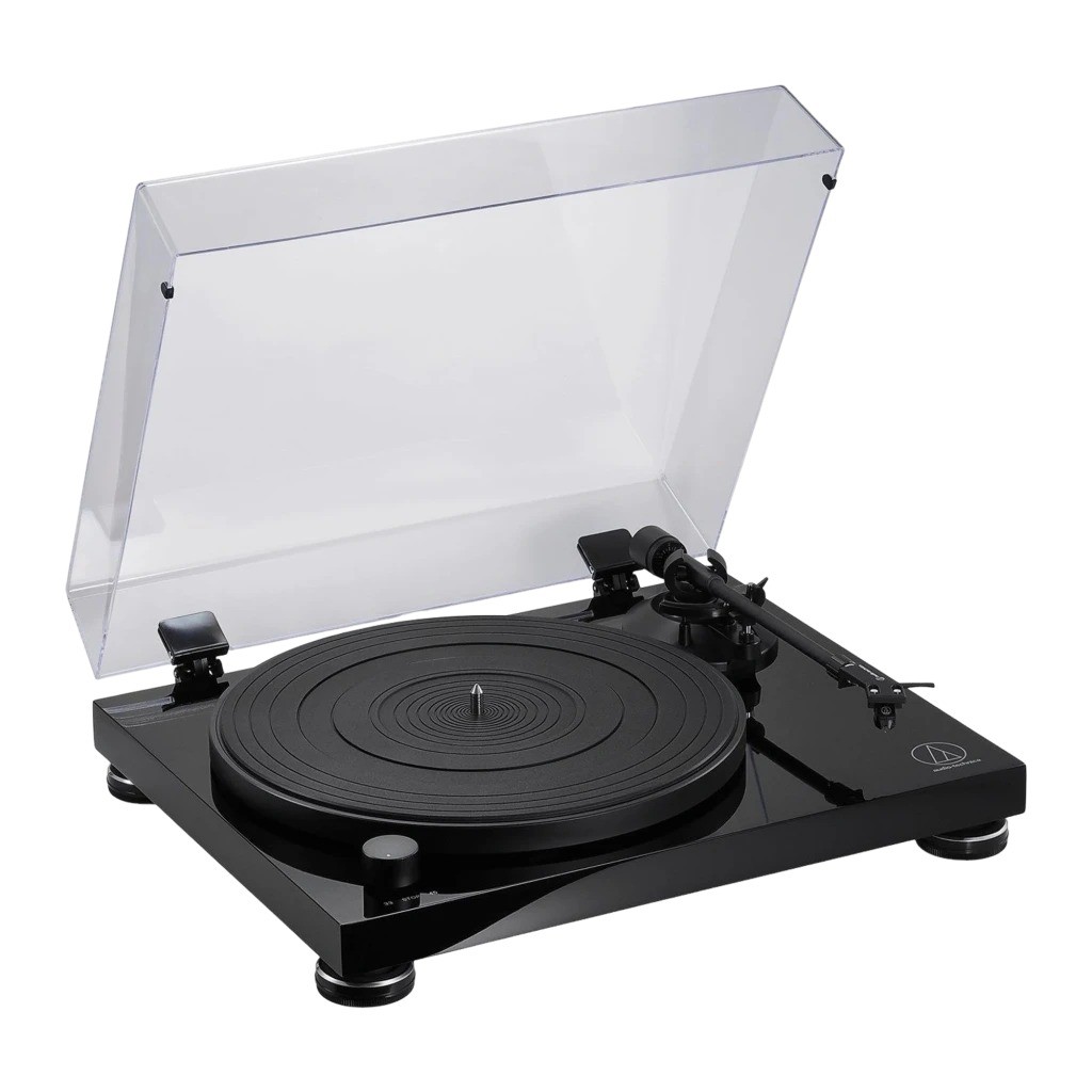 Audio-Technica AT-LPW50PB Preamplificador Phono/Line RIAA tracción por correa 33/45 rpm Tocadiscos