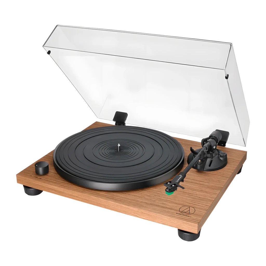 Audio-Technica AT-LPW40WN Preamplificador Phono Integrado tracción por correa 33/45 rpm Tocadiscos