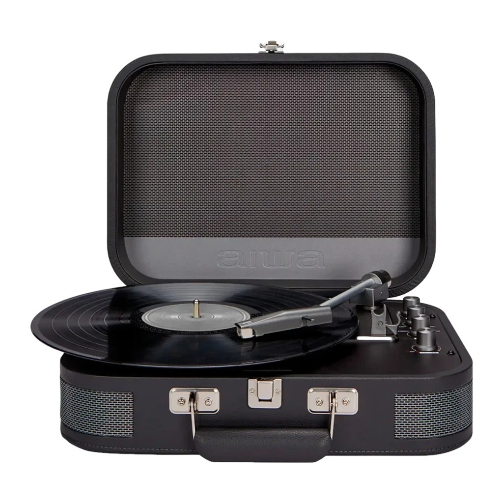 Aiwa VPX-1951TN Bluetooth tracción por correa 33/45 rpm USB Tocadiscos