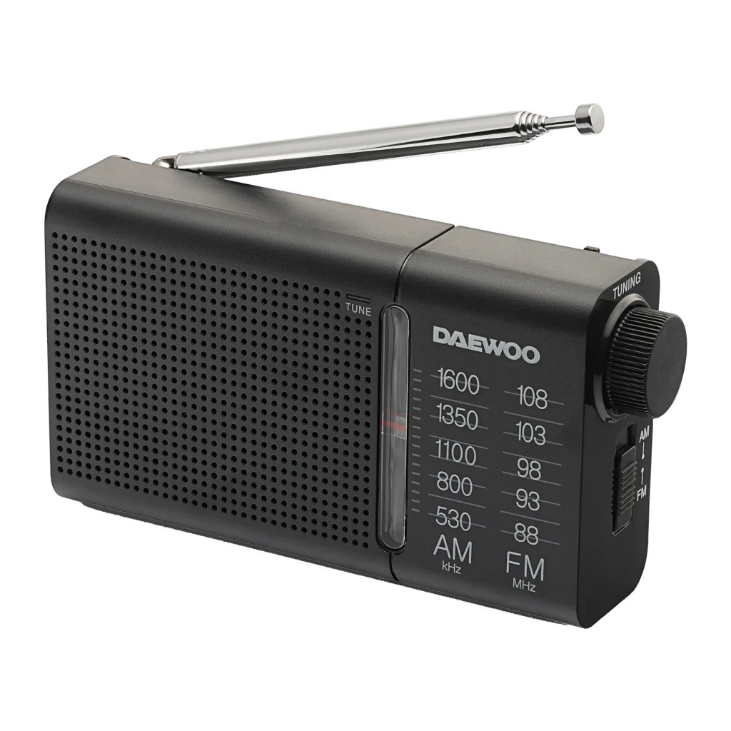 Radio portátil Daewoo AM/FM A pilas Jack 3,5 mm DW1119