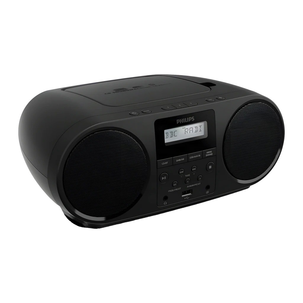 Philips TAZ6000/10 DAB, DAB+, FM Bluetooth Reproductor de CD portátil