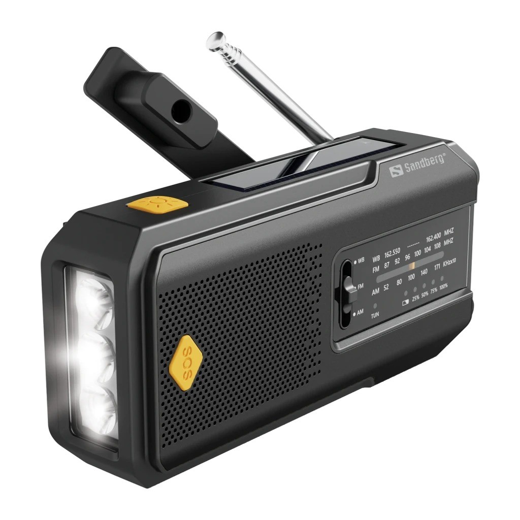 Sandberg Survivor FM/AM Batería Radio recargable