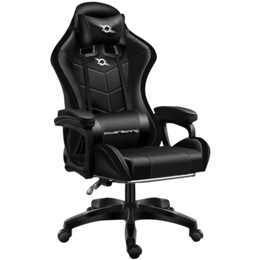 Silla gaming PowerGaming Negra 120kg
