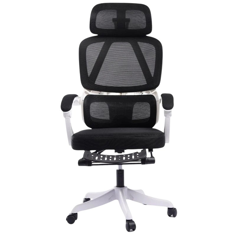 Powerbasic Évora 110kg reposacabezas reposapiés Silla de oficina ergonómica