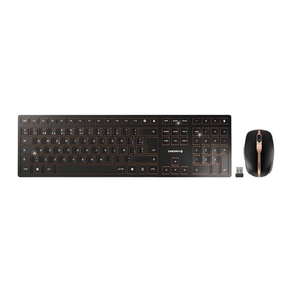 Teclado y ratón inalámbrico Cherry DW 9100 Slim Español Bluetooth + 2.4GHz