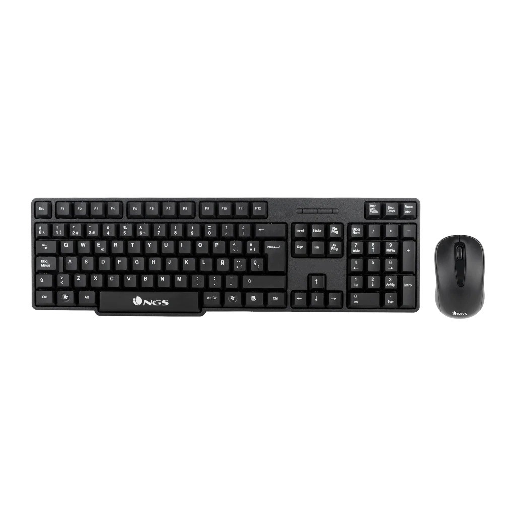 Teclado y ratón inalámbrico NGS Euphoria Kit QWERTY