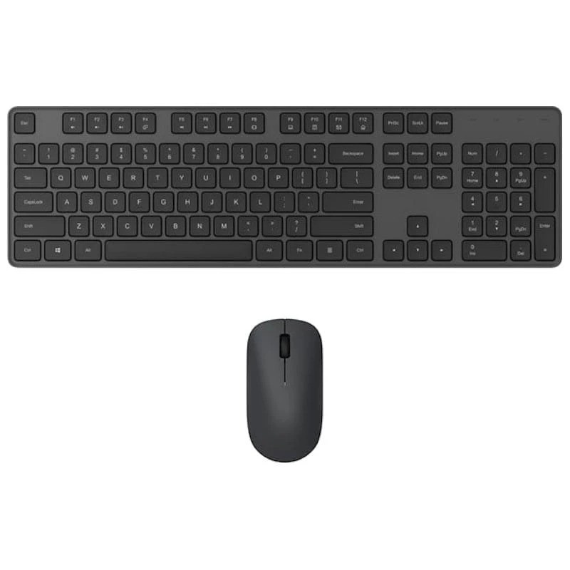 Teclado y ratón inalámbrico Xiaomi Negro