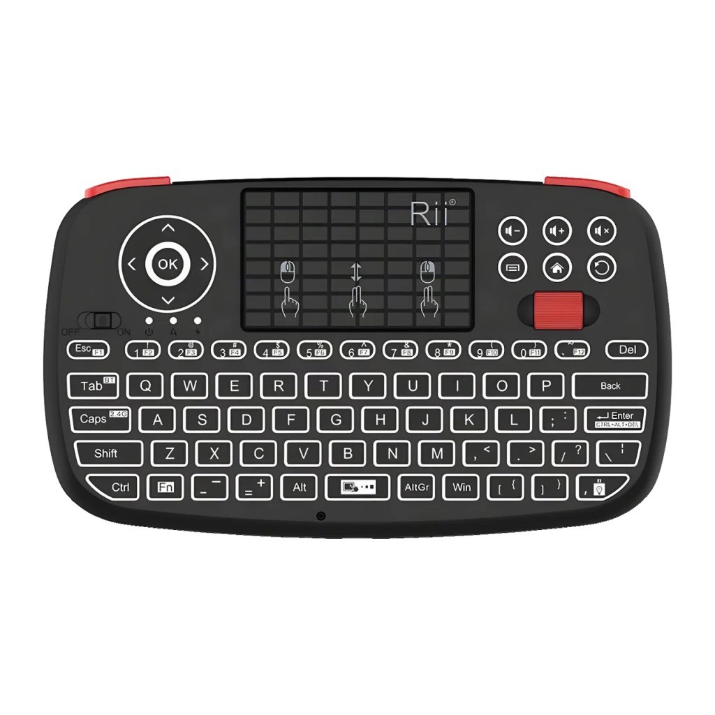Teclado inalámbrico Rii i4 Mini Negro