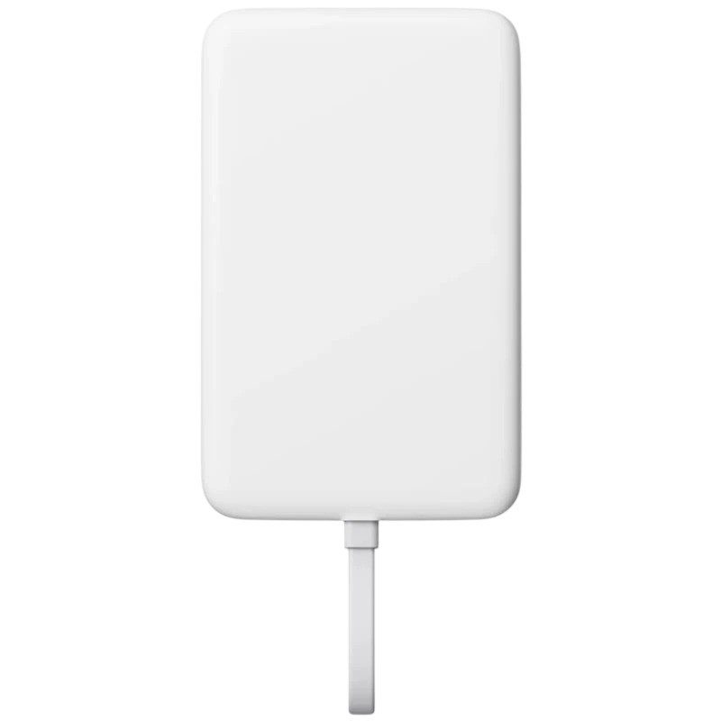 Cable integrado 10000mAh MagSafe Power Bank Xiaomi Magnético Blanco con