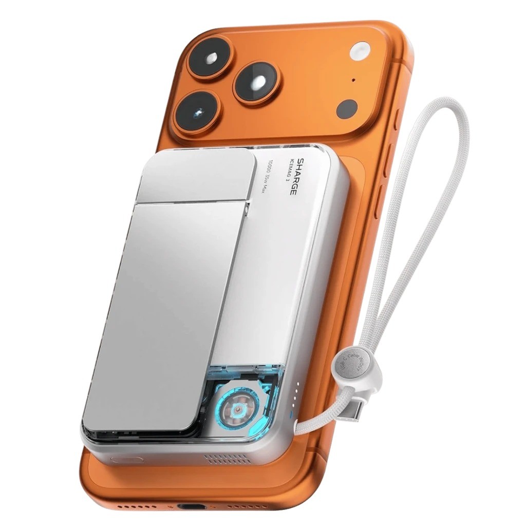 Power Bank Sharge ICEMAG 3 Blanco 10000mAh 25W Qi2
