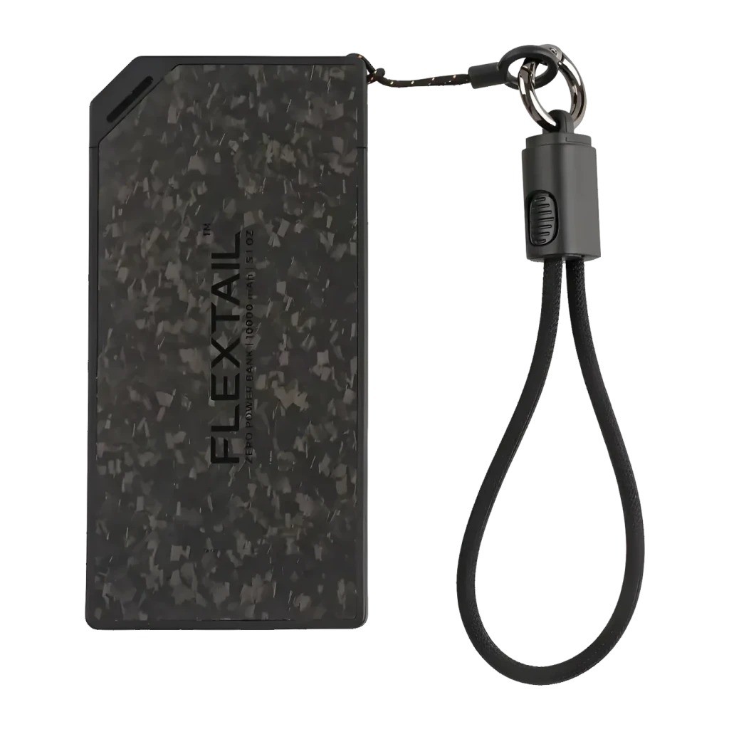 Power Bank Flextail Zero Negro con cable integrado 10000mAh 22,5W USB-C