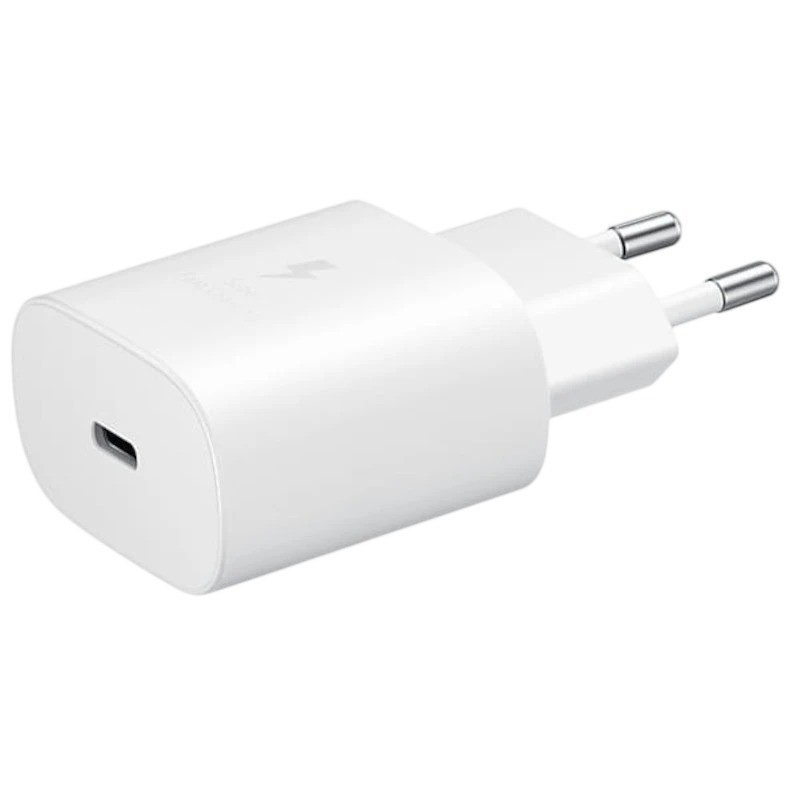 Cargador Samsung EP-TA800 USB-C 25W Blanco - Versión Bulk