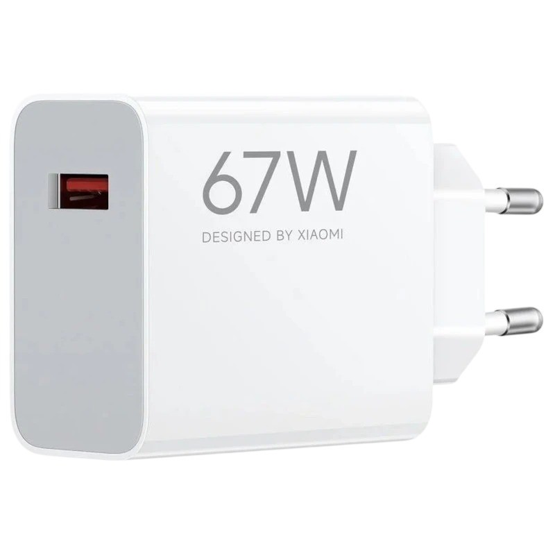 Cargador de carga Rápida Xiaomi Travel Charger HyperCharge USB Tipo A 67W