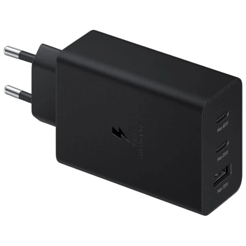 Cargador Samsung EP-T6530 Trio 65W Negro