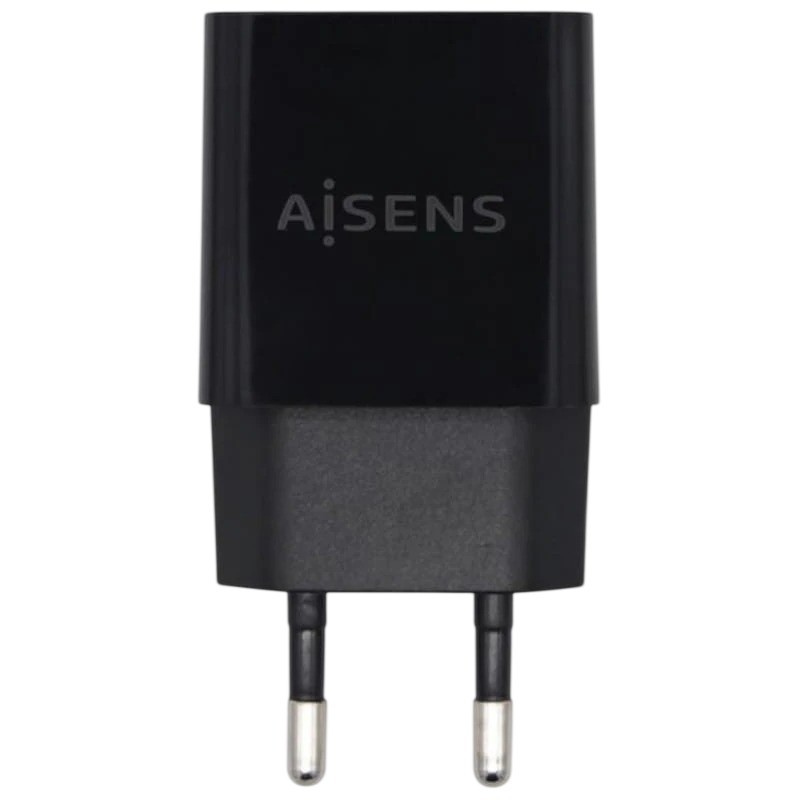 Cargador Aisens USB 10W Alta Eficiencia 5V/2A Negro