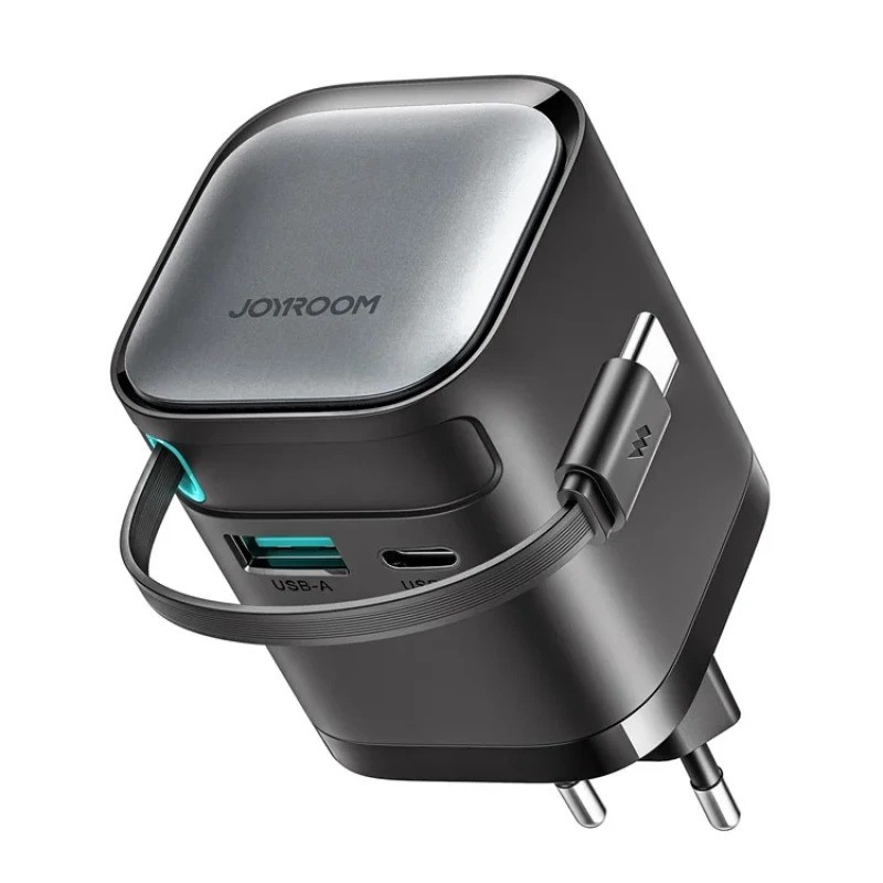 Cable retráctil integrado Cargador Joyroom 65W USB-C con