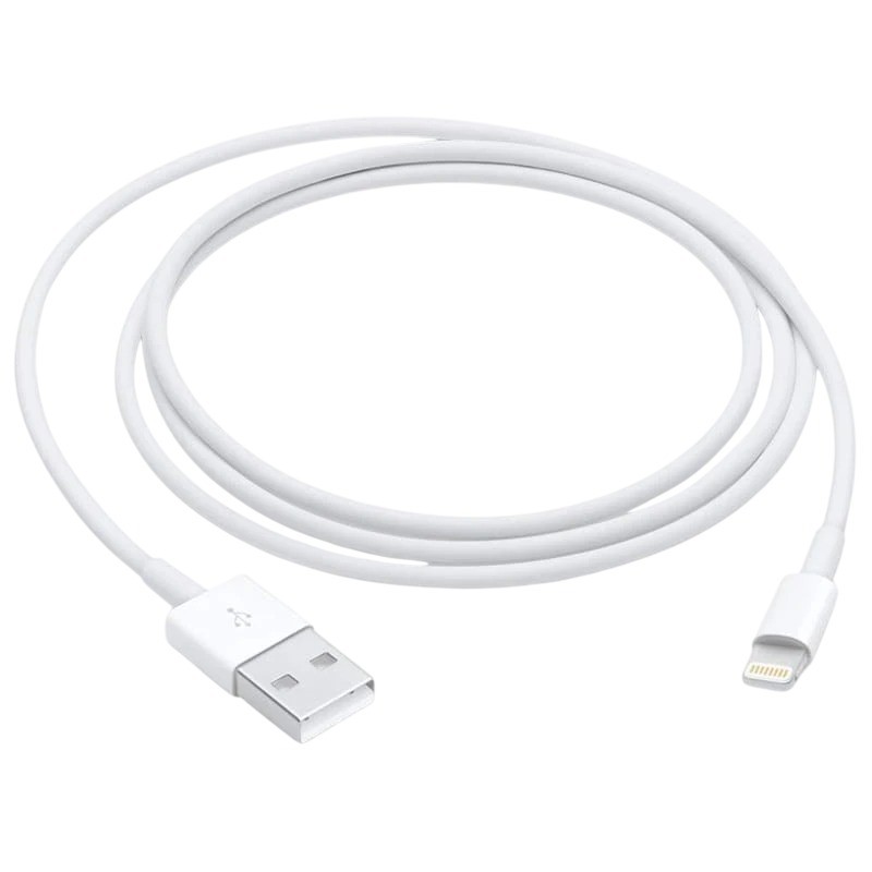 Cable Apple USB 2.0 a Lightning 1m Blanco