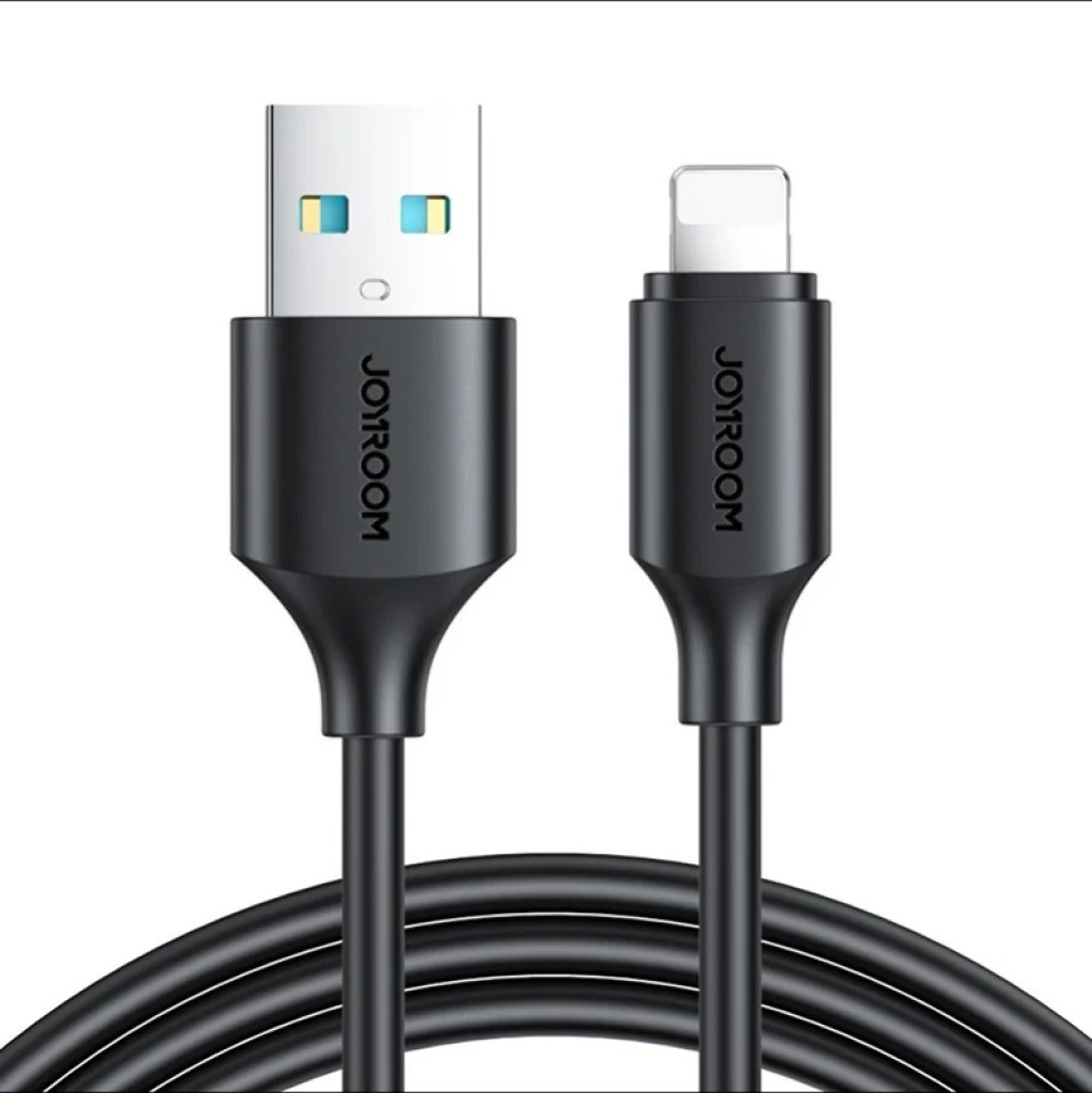 Cable Joyroom USB-A a Lighting Carga Rápida Negro
