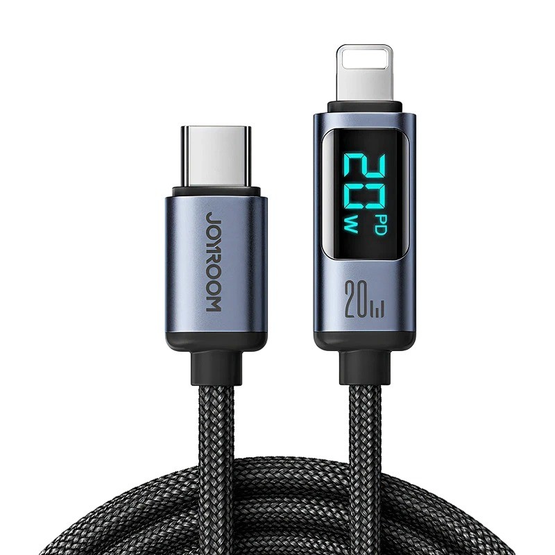 Cable Joyroom Tipo-C a Lightning con Pantalla LED