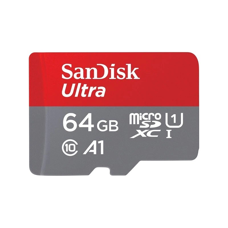 Adaptador SanDisk Ultra 64GB 120MB/s A1 Tarjeta microSD +