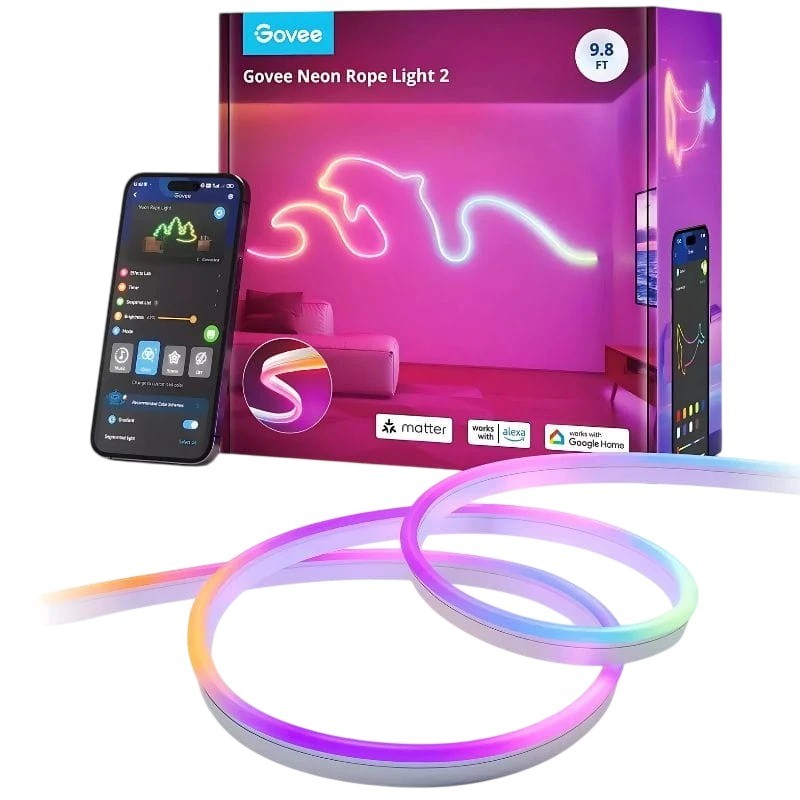 Tira LED Govee Neon Rope Light 2 3 m