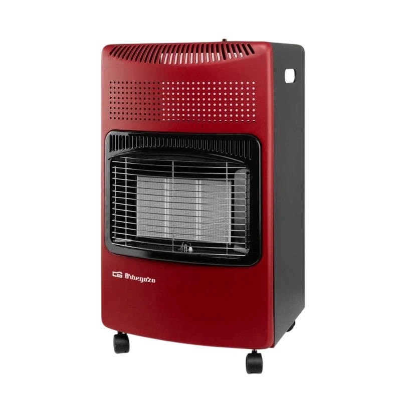 Orbegozo HCE 74 Rojo 4200W protección contra sobrecalentamiento Estufa a gas