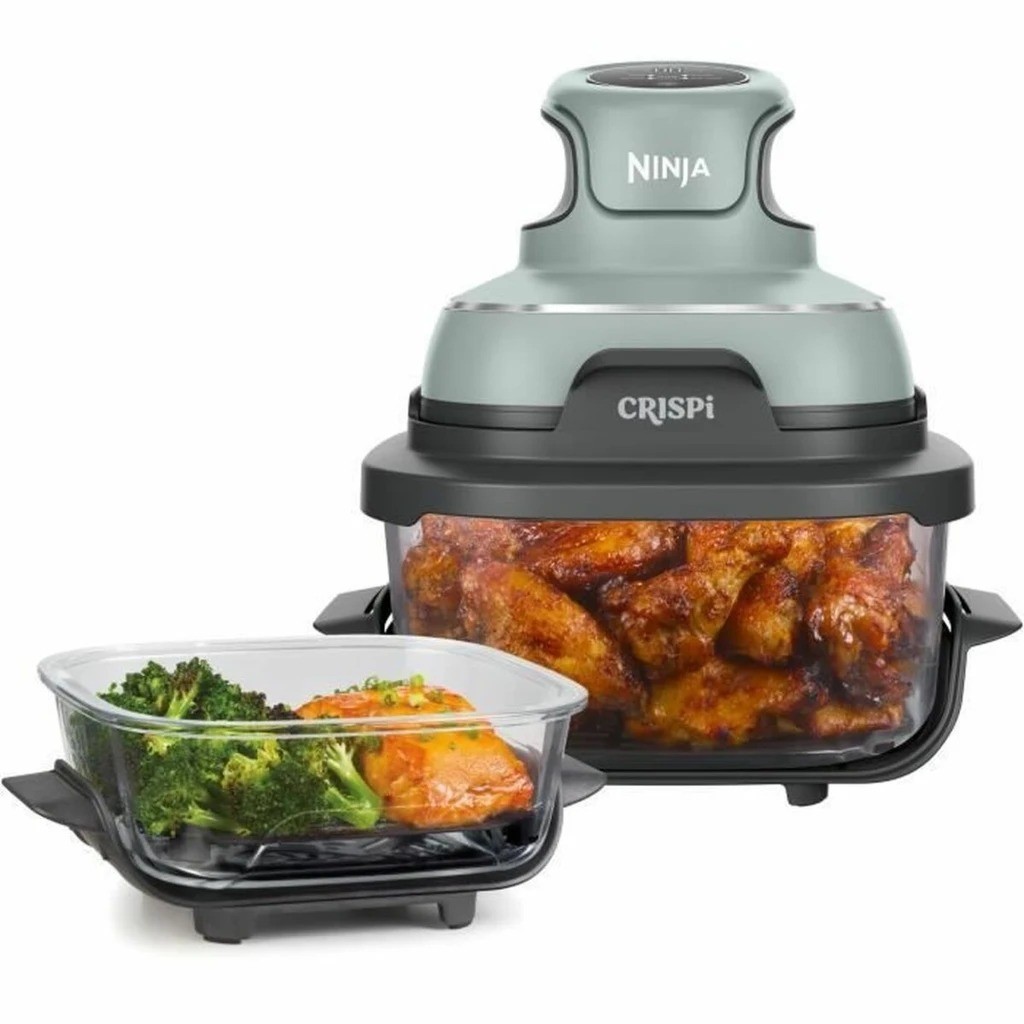 Freidora de aire Ninja CRISPi FN101EU 3,8L + 1,4L 1700W 4 en 1 Verde